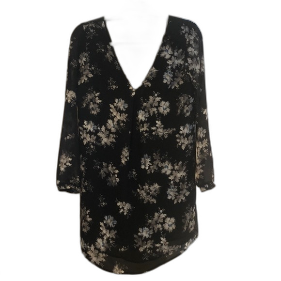 Black Floral Astr Dress Size XS - Picture 1 of 5